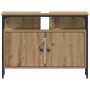 Unidades de Tocador de Baño 3 pcs Marrón 80 x 30 x 60 cm