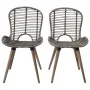 Esszimmerstühle 6 Einheiten braunes Naturrattan von vidaXL, Essstühle - Ref: Foro24-275839, Preis: 456,27 €, Rabatt: %