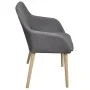Dining chairs 6 pcs light gray fabric and solid oak wood by vidaXL, dining chairs - Ref: Foro24-270573, Price: 667,07 €, Disc...