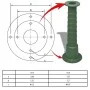 Garden water pump with cast iron support by vidaXL, Pumping systems - Ref: Foro24-270167, Price: 176,48 €, Discount: %