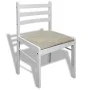Dining chairs 6 units solid wood and white velvet by vidaXL, dining chairs - Ref: Foro24-272092, Price: 230,05 €, Discount: %