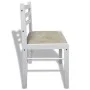 Dining chairs 6 units solid wood and white velvet by vidaXL, dining chairs - Ref: Foro24-272092, Price: 230,05 €, Discount: %