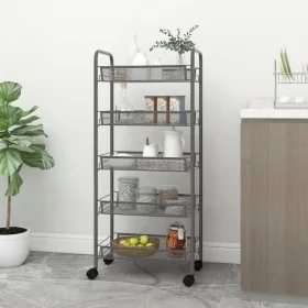 Küchenwagen 5 Ebenen Grauguss 46x26x105 cm von vidaXL, Küchen- und Speisewagen - Ref: Foro24-336330, Preis: 53,35 €, Rabatt: %