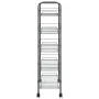 Carrito de cocina 5 niveles hierro gris 46x26x105 cm de vidaXL, Carros de cocina y comedor - Ref: Foro24-336330, Precio: 53,3...