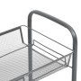 Carrito de cocina 5 niveles hierro gris 46x26x105 cm de vidaXL, Carros de cocina y comedor - Ref: Foro24-336330, Precio: 54,4...
