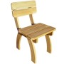 Juego de comedor de jardín 5 piezas madera de pino impregnada de vidaXL, Conjuntos de jardín - Ref: Foro24-273756, Precio: 68...
