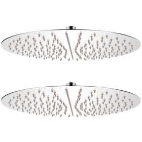Rain effect shower head 2 pcs stainless steel Ø 40 cm by vidaXL, shower heads - Ref: Foro24-275937, Price: 93,85 €, Discount: %