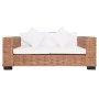 Natural rattan sofa set with cushions 2 pieces by vidaXL, Sofas - Ref: Foro24-278623, Price: 1,00 €, Discount: %