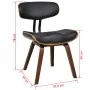 Dining chairs 4 units curved wood and artificial leather by vidaXL, dining chairs - Ref: Foro24-270550, Price: 631,41 €, Disc...