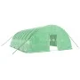 Greenhouse with green steel structure 48 m² 8x6x2.85 m by vidaXL, Greenhouses - Ref: Foro24-3188107, Price: 592,95 €, Discoun...