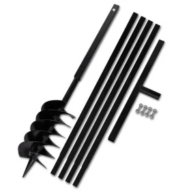Earth Drill With Handle 150 mm With Extension Tube 5 M Steel by vidaXL, Helical augers - Ref: Foro24-270527, Price: 81,11 €, ...