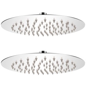 Duschkopf mit Regeneffekt, 2 Stück, Edelstahl, Ø 20 cm von vidaXL, Duschköpfe - Ref: Foro24-275934, Preis: 25,53 €, Rabatt: %