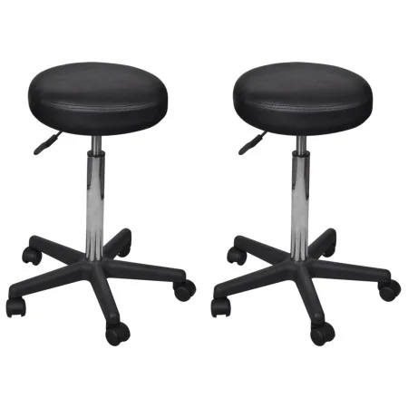 Bürostühle 2 Stück Kunstleder Schwarz von vidaXL, Bürostühle - Ref: Foro24-277176, Preis: 107,77 €, Rabatt: %