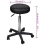 Taburetes de oficina 2 uds cuero sintético negro by vidaXL, Office chairs - Ref: Foro24-277176, Price: 104,33 €, Discount: %