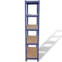 2-unit blue storage shelf by vidaXL, Industrial shelving - Ref: Foro24-270565, Price: 119,48 €, Discount: %