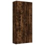 Schuhschrank Sperrholz Eiche getönt 80x35,5x180 cm von vidaXL, Schuhregale und Schuhorganisatoren - Ref: Foro24-815276, Preis...