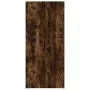 Mueble zapatero madera contrachapada roble humo 80x35,5x180 cm de vidaXL, Zapateros y organizadores de calzado - Ref: Foro24-...