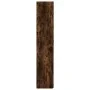 Mueble zapatero madera contrachapada roble humo 80x35,5x180 cm de vidaXL, Zapateros y organizadores de calzado - Ref: Foro24-...