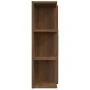 Bathroom cabinet with mirror, brown oak wood, 80x20.5x64 cm by vidaXL, bathroom vanities - Ref: Foro24-815524, Price: 73,13 €...