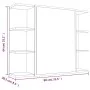 Bathroom cabinet with mirror, brown oak wood, 80x20.5x64 cm by vidaXL, bathroom vanities - Ref: Foro24-815524, Price: 73,13 €...