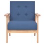 Blue 2-Piece Fabric Sofa Set by vidaXL, Sofas - Ref: Foro24-274912, Price: 369,17 €, Discount: %