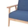 Blue 2-Piece Fabric Sofa Set by vidaXL, Sofas - Ref: Foro24-274912, Price: 364,32 €, Discount: %