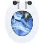 Toilet seat 2 units WC soft close lid MDF dolphins design by vidaXL, Toilet and bidet seats - Ref: Foro24-276998, Price: 88,2...