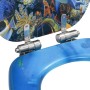 Toilet seat 2 units WC soft close lid MDF dolphins design by vidaXL, Toilet and bidet seats - Ref: Foro24-276998, Price: 86,0...