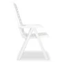 Garten-Bistrotisch und Stühle-Set 3-teilig aus weißem Kunststoff von vidaXL, Gartensets - Ref: Foro24-275073, Preis: 225,17 €...