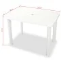 Garten-Bistrotisch und Stühle-Set 3-teilig aus weißem Kunststoff von vidaXL, Gartensets - Ref: Foro24-275073, Preis: 225,17 €...