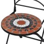 Gartenmöbel-Set mit 3 Stühlen und Tisch mit Terrakotta-weißen Keramikfliesen. von vidaXL, Gartensets - Ref: Foro24-271773, Pr...