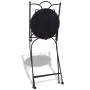 Gartenmöbel-Set mit 3 Stühlen und Tisch mit Terrakotta-weißen Keramikfliesen. von vidaXL, Gartensets - Ref: Foro24-271773, Pr...