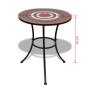Gartenmöbel-Set mit 3 Stühlen und Tisch mit Terrakotta-weißen Keramikfliesen. von vidaXL, Gartensets - Ref: Foro24-271773, Pr...