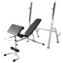 Exercise bench with weight support, dumbbells and dumbbells 60.5 kg by vidaXL, Weight lifting machines - Ref: Foro24-275362, ...