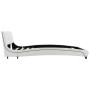 Cama con colchón cuero sintético blanco 140x200 cm de vidaXL, Camas y somieres - Ref: Foro24-277571, Precio: 464,89 €