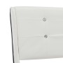 Bett mit weißer Kunstledermatratze 140x200 cm von vidaXL, Betten und Lattenroste - Ref: Foro24-277571, Preis: 461,75 €, Rabat...