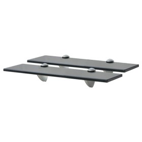 Estantes flotantes 2 unidades vidrio 8 mm 40x10 cm by vidaXL, Shelves and shelves - Ref: Foro24-3051503, Price: 21,79 €, Disc...