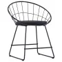 Sillas de comedor asientos de cuero sintético 6 uds acero negro by vidaXL, dining chairs - Ref: Foro24-276236, Price: 295,35 ...