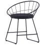 Sillas de comedor asientos de cuero sintético 6 uds acero negro by vidaXL, dining chairs - Ref: Foro24-276236, Price: 298,83 ...