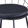 Sillas de comedor asientos de cuero sintético 6 uds acero negro by vidaXL, dining chairs - Ref: Foro24-276236, Price: 295,35 ...