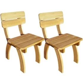 Garden chairs 2 units impregnated pine wood by vidaXL, Garden chairs - Ref: Foro24-273755, Price: 221,65 €, Discount: %