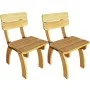 Garden chairs 2 units impregnated pine wood by vidaXL, Garden chairs - Ref: Foro24-273755, Price: 221,43 €, Discount: %