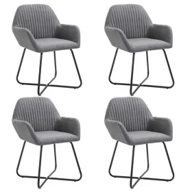 Esszimmerstühle 4 Einheiten aus dunkelgrauem Stoff von vidaXL, Essstühle - Ref: Foro24-277096, Preis: 356,95 €, Rabatt: %