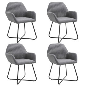 Esszimmerstühle 4 Einheiten aus dunkelgrauem Stoff von vidaXL, Essstühle - Ref: Foro24-277096, Preis: 361,62 €, Rabatt: %