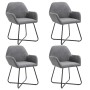Esszimmerstühle 4 Einheiten aus dunkelgrauem Stoff von vidaXL, Essstühle - Ref: Foro24-277096, Preis: 361,62 €, Rabatt: %