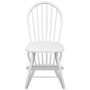 Sillas de comedor 6 unidades madera maciza de caucho blanca de vidaXL, Sillas de comedor - Ref: Foro24-272090, Precio: 462,55...