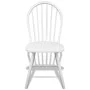 Sillas de comedor 6 unidades madera maciza de caucho blanca de vidaXL, Sillas de comedor - Ref: Foro24-272090, Precio: 441,41...