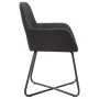 Sillas de comedor 4 unidades de tela negra de vidaXL, Sillas de comedor - Ref: Foro24-277106, Precio: 355,30 €, Descuento: %