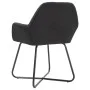 Esszimmerstühle 4 Einheiten aus schwarzem Stoff von vidaXL, Essstühle - Ref: Foro24-277106, Preis: 355,74 €, Rabatt: %