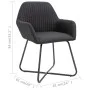 Esszimmerstühle 4 Einheiten aus schwarzem Stoff von vidaXL, Essstühle - Ref: Foro24-277106, Preis: 355,74 €, Rabatt: %